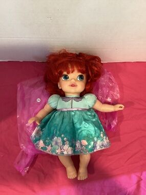 295-Disney Princess Baby Little Mermaid Ariel Soft Body Doll 12 inches Tall